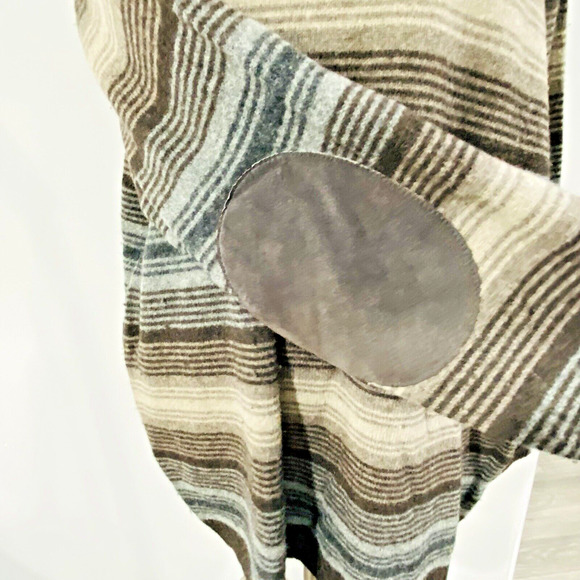 Eddie Bauer Heritage Pullover Sweater Mens XL Tall Brown Stripes Lambswool Blend - Picture 7 of 8